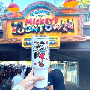 Disney Pinocchio 40 oz Tumbler/Water bottle/Mug with hand carry handle. …